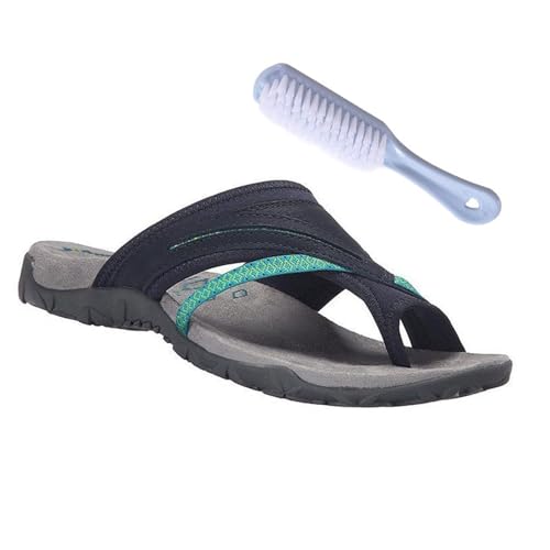 CLSQLXYJZC Womens Orthopedic Sandals, Comfortable Contrast Color Fish Mouth Bunion Sandals for Women, Casual Dressy Summer Beach Vacation Sandal, for Bunion Splints Toe Separator, Hallux Valgus