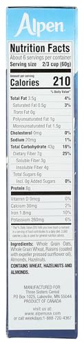 One 14 oz Alpen Cereal, No Sugar Added - Thumbnail 2