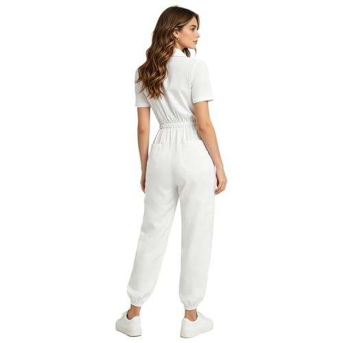 Combinaison médicale haut de gamme type unitard chic pour cabinet privé - 4