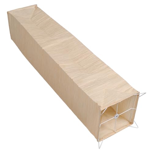 Kisangel Pantalla de Lámpara de Pie Plegable de Papel, Accesorio para Lámparas de Pie, Difusión de Luz, para Ambientes de Dormitorio y Sala de Estar