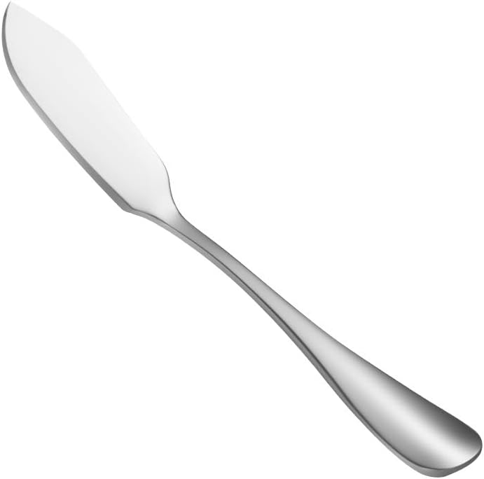 Silverware Flatware Cutlery Set, 1/4/6/8/10 Pieces Stainless Steel Butter Knife Jam Butter Knife Tableware Butter Knife Baking Tools ，Silver-10Pcs