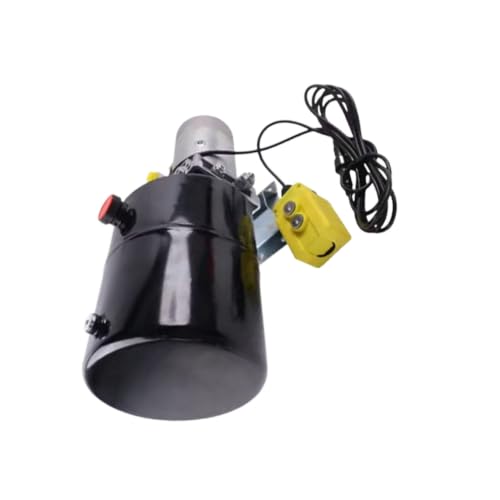 Unidad de energía hidráulica de 12V para remolque volquete con tanque de 8 cuartos