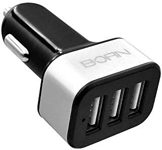 BOFIN, USB Car Charger, Car Charger Adapter, In Car Charger, 3 USB Ports, 5V 3.1A Car Power Charger for Smartphones & Tablets Action Cameras Power Banks, Portable Speakers