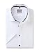 Produktbild OLYMP Herren Oberhemd Kurzarm Luxor,Faux Uni,466 Comfort Fit 20,13 New Kent,Weiss 00,42