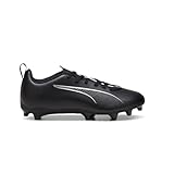 Puma Unisex-Child, Ultra Play Firm Artificial Ground, Puma Black-Puma White, Big Kid 11
