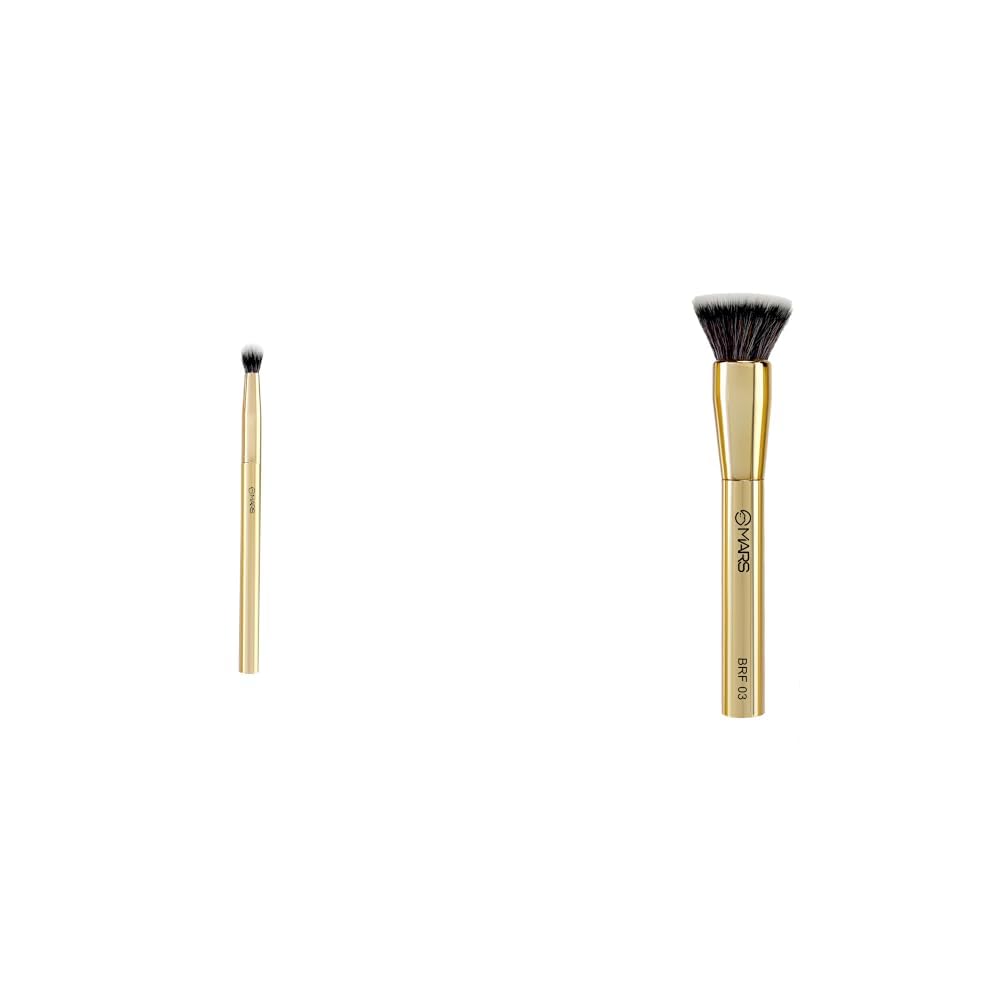MARS Artists Arsenal Professional Small Blending Eyeshadow Makeup Brush MARS Artists Arsenal Professional Foundation Flat make up Brush-image-38