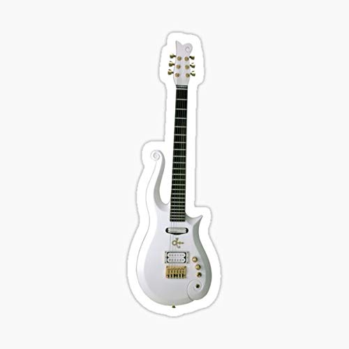 Prince Cloud Guitar Sticker - Sticker Graphic - Auto, Wall, Laptop, Cell, Truck Sticker for Windows, Cars, Trucks