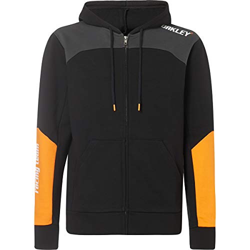 Oakley Men's Racing Team Fz Hoodie, Blackout, XL