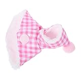 BESPORTBLE Bird Cloak for Parrots Plush Warm Coat Outfit Soft Plaid Cape for Pet Birds for Outdoor Adventures