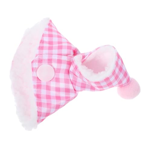 BESPORTBLE Bird Cloak for Parrots Plush Warm Coat Outfit Soft Plaid Cape for Pet Birds for Outdoor Adventures
