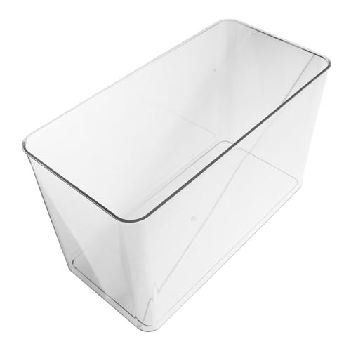 TOGEVAL 透明プラスチック製卓上ミニ水槽 小型爬虫類飼育ケース ペット魚やカメの繁殖用クリアタンク 省スペースで机上やオフィスに