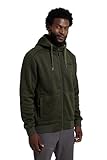 Mountain Warehouse Nevis Mens Fur Lined Hoodie - Soft Fleece Top, Warm, Comfortable, Adjustable Hood & Front Pockets Zip Up Hood – For Winter Walking & Jogging Dark Khaki 3XL