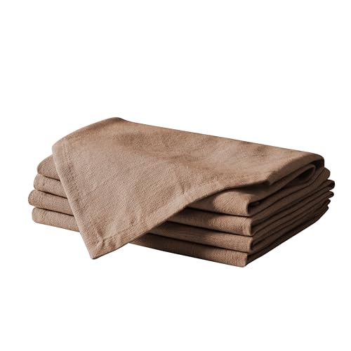 Servilletas de Tela Nut Brown Pack 4 18x18 pulg miniatura 1