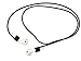 Produktbild Kopfhörer-Anti-Lost-Gurt, Creamon 1 Stück Silikon-Anti-Lost-Gurt für Apple AirPods Bluetooth-Headset Lanyard Anti-Lost-Line-Kopfhörer Rope 70CM schwarz