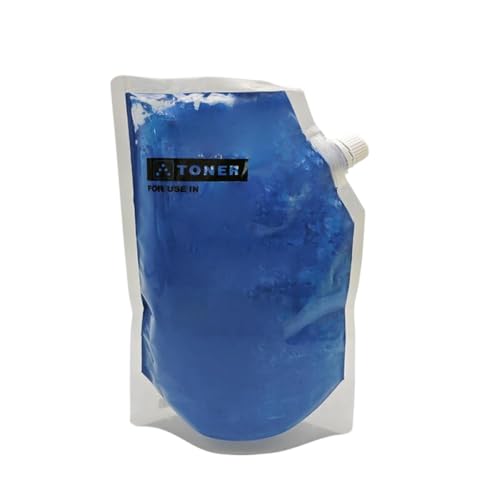 Image of ZJNWTVUH Toner Powder Refill 1000g CMYK Compatible With 700 C75 J75 700i C700 C65 C70(1000g-Cyan)