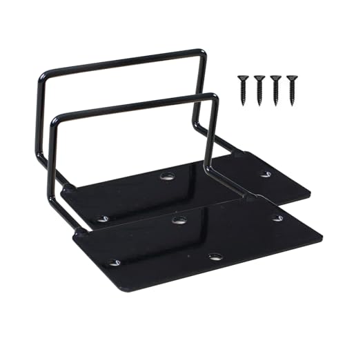 IGTOPS 2 soportes para colchón contra resbalones de metal, topes de cama para colchón lateral, relleno de grietas para colchones, relleno antideslizante universal (negro)