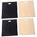 AleXanDer1 Toastbeutel 4Pcs 16x18cm Toast Tasche Mikrowelle Tasche Teflon Toast Tasche Hochtemperatur Kochen Taschen
