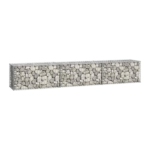 Oakestry Gabion Basket Welded Steel Mesh Cage Outdoor