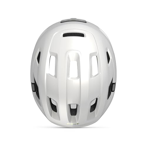 MET E-Mob MIPS Vélo électrique Hel Unisexe, Blanc, S / 52-56cm – vue 4