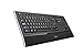 Produktbild Logitech K740 Kabelgebundene Tastatur, USB-Anschluss, Hintergrundbeleuchtete Tasten, PerfectStroke Feature, Schlankes Design, Weiche Handballenauflage, PC/Laptop, Schweizer QWERTZ-Layout - schwarz