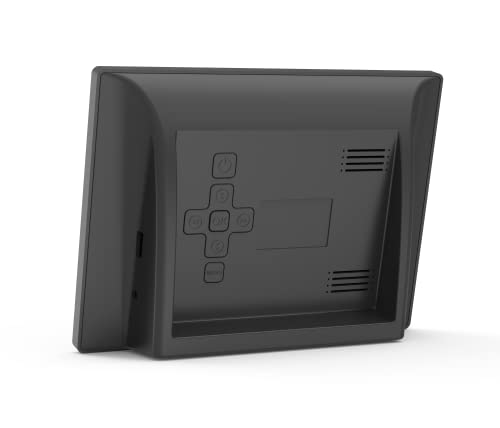 Ykall Digital Calendar Alarm Clock, 7" Hd Large Screen Display, New Multiple Clock Modes Auto-Dimming Clock, Non-Abbreviated Day Date For Alzheimer's And Dementia Memory Loss Impaired Vision - Black #TOP1