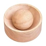 Wswqop Teigtaschenpresse Aus Holz, 4 cm, Rollkugel, Manuell, Geschenk, Mehrzweck Gebäckpresse