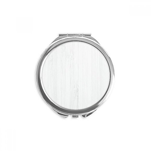 Miroir de poche rond motif bois blanc une idée cadeau attentionnée pour les passionnés de beauté