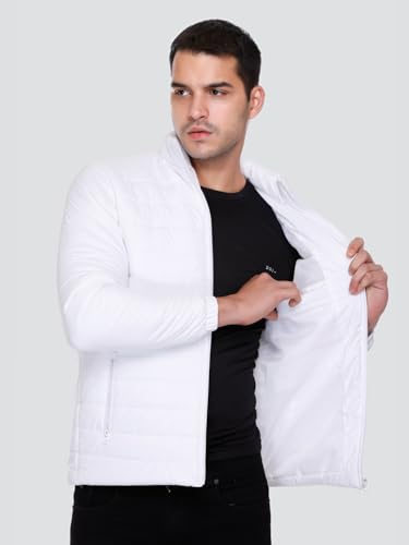Image of RARE TIMES Men Puffer Jacket | Padded Jacket | Quilted Jacket | Trendy Winter Full Sleeve with Zipper Pocket Jacket (Pack of 1)