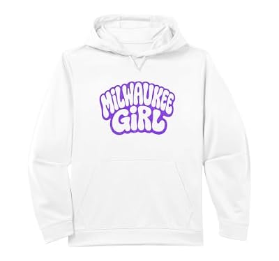 Retro Milwaukee Girl Cute Proud Home City Performance Hoodie