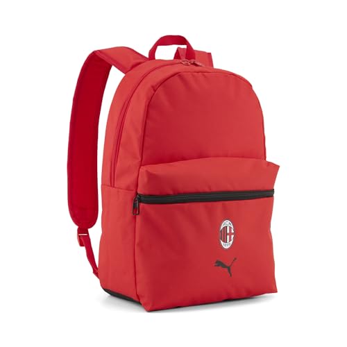 PUMA Mochila unissex AC Milan Essentials, para todos os tempos vermelho - preto AH26, OSmallFA Acm Ess mochila