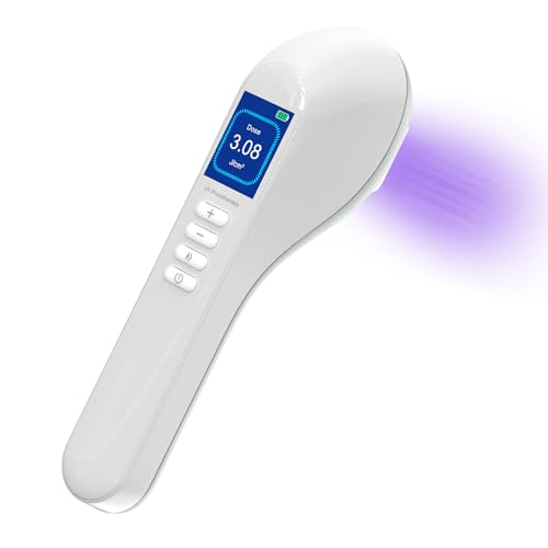 JITESY 308NM UVB Phototherapy Light,Home Use Narrowband UV Light Lamp for use on The face, neck and limbs for The treatment of vitiligo, psoriasis, lupus erythematosus, leukoplakia of The extremities