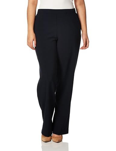 Pantalon à enfiler Briggs New York fluide avec solution amincissante femme