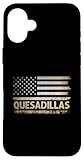 Hülle für iPhone 16 Plus Amerikanische USA-Flagge Quesadillas Quesadilla Mexikanisches Essen