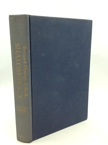 Shalom: Peace: The Sacrament of Reconciliation 0374262160 Book Cover