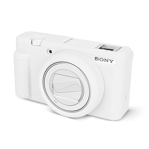 Funda de silicona para cámara Sony ZV1F blanca miniatura 1