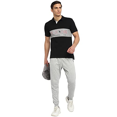 Image of OFF LIMITS Men Colourblocking Cotton Polo T- Shirt