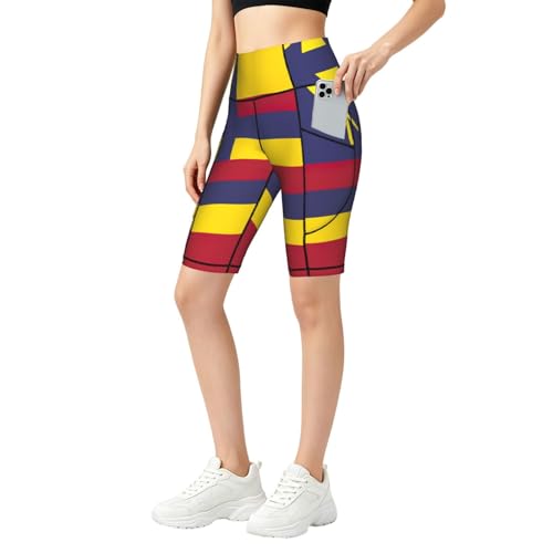 Legging Hawaii pour femme - Pantalon de yoga imprimé taille haute doux