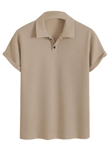 Image of TAGDO Men's Premium Waffle Knit Regular fit T-Shirt || Mens Tshirt (2018)