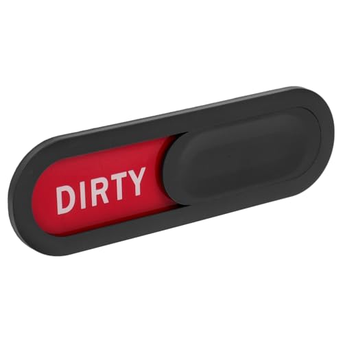 OSALADI Imán para Lavavajillas Indicador Magnético Limpio y con Deslizador Manual para Cocina y Frigorífico Resistente con Legible y Adhesivo Doble Cara