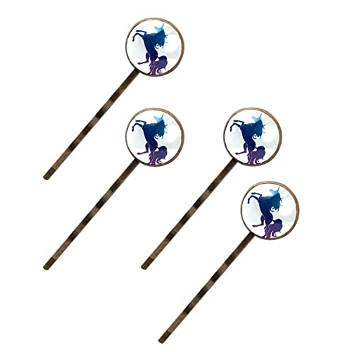 Épingles à cheveux licorne Galay femme : lot de 4 pinces et accessoires de coiffure