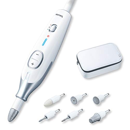 Beurer Set de manicura/pedicura MP 42, para manos y pies bien cuidados, 7 accesorios de alta calidad