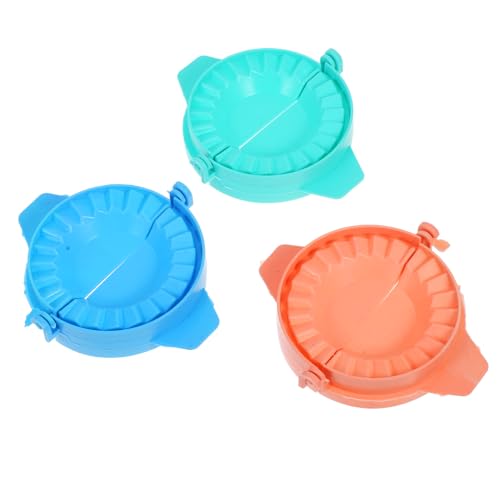 Amosfun 3pcs Dumpling Maker Plastic Dumpling Press for Wontons Ravioli and More Easy to Clean Kitchen Tool for Effortless