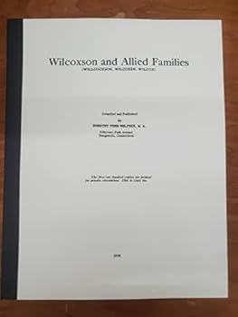 Wilcoxson and allied families: Willcockson, Wilcoxen, Wilcox.