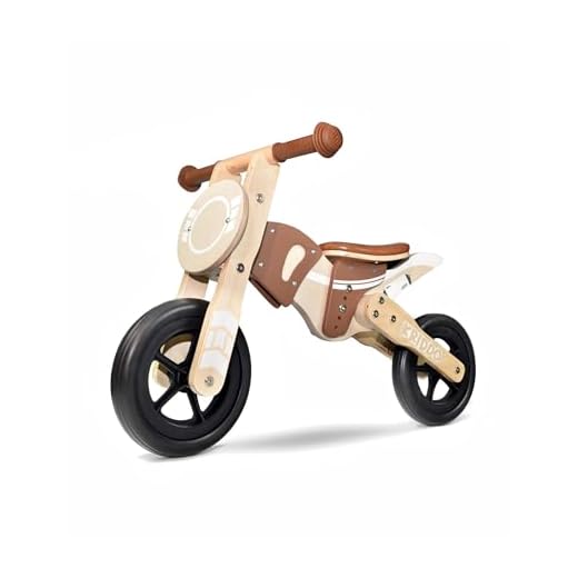 KRIDDO Kids Balance Bike for Toddlers 2-4 Years Old, Toddler Bike with Comfortable Leather Seat and 3 Adjustable Seat Heights, DIY Stickers, Gift for Boys and Girls, Wooden
