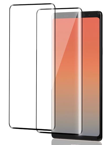 ICESPRING für Panzerglas für Samsung Galaxy Note 9 Schutzfolie, 2 Stück Fingerabdruck-ID Panzerfolie für Samsung Note 9 Folie, 9H Härte Schutzglas für Galaxy Note 9 Panzer Schutz Glas