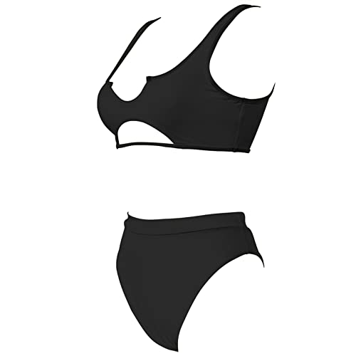 SUUKSESS Women Cutout Bikini Sets Push Up High Waisted Swimsuits 2 Piece - Image 3