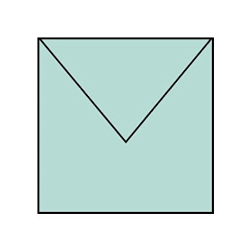 10 x Paperado Briefumschläge 16,4x16,4cm Seidenfutter Nassklebung VE=5