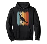 Silueta retro del canguro Silueta de Australia Marsupial Sudadera con Capucha