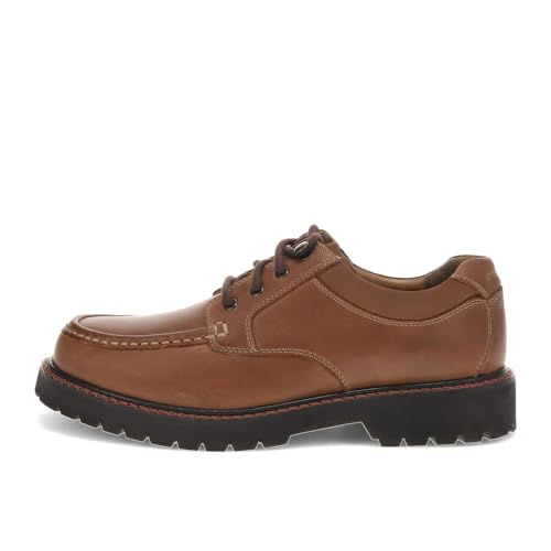 Image of DOCKERS Glacier Mens Oxford Shoes Synthetic Leather Rugged Casual Shoes for Men, Tan, 9 M