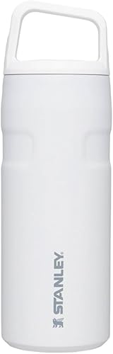 Stanley Aerolight - Botella de vacío de 0.1 galones (0.47 L), color blanco, con aislamiento frío, ligera, duradera, botella de agua, para